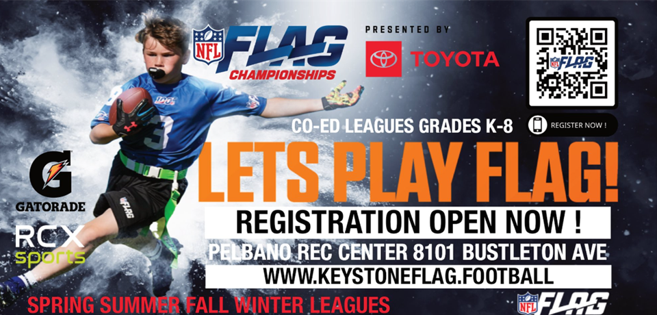 The RCX Sports Foundation is proud to partner with the National Football League to provide grants for NFL FLAG 